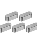 Five Piece Round End Feather Key Set 6x6x16mm Carbon Steel Shaft Key Stock For Machine Keyways And Fastening Connection