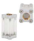 Check out this slick EABCHAML 40 Mesh Inline Water Cooling Filter with brass and acrylic body, G1/4 threads.