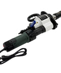 Heavy Duty Electric Pipe Bevellers With Internal Expanding Chuck For 2.56 To 6.26 Inch Tubing 1500W shown from angle, highlighting motor and grip.