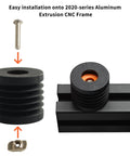 Ender 3 Prusa Anti Vibration Feet Kit With T Slot Landing Mat For 2020 And 3030 Frames Four Piece Shock Absorbing Feet includes rubber foot, M4 screw and T nut for 2020 aluminum frame