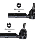 Front Tie Rod End Kit For Chevy Traverse GMC Acadia Saturn Outlook Buick Enclave 6pc Replacement with visible tie rod ends