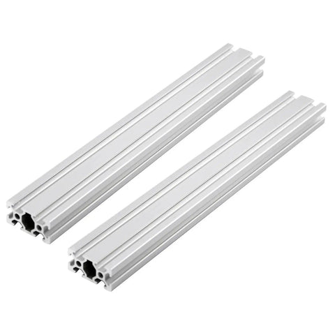 2 Pcs 2040 T-Slot Aluminum Profile Extrusion European Linear Rail For DIY Build Projects And Heavy Duty Fabrication Rigging.