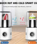 Game Changing Electric Cup Warmer And Smart Beverage Heater With Rapid Temp Control Smooth Mug Chiller And Desk Must Have, showing drink heater for hot and cold beverages.
