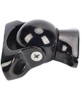 Premium 316 Marine Grade Stainless Steel Magnetic Door Stopper black design, flexible ball joint for secure door holding.