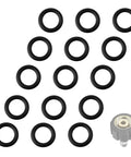 Heavy Duty Pressure Washer O Rings Kit for 1/4 Quick Couplers and M22 Fittings 3/8 Inch ID Replacement Seals Pro Grade Works in Hot or Cold Environments