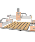 T-Slot Hybrid Spoilboard Work Table With Aluminum Profile Base Frame Upgrade Kit For XE-Ultra Core CNC Router Heavy Duty Built