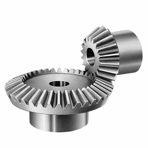 Two Pack Bevel Gear Set 20 Teeth 2 Module Tapered Pinion Gears For Machinery And Transmission, Durable 45 Steel Gear Wheels With 16mm Mount Holes