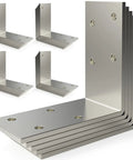 Heavy Duty 12 Gauge L Brackets 3x3 Inch Galvanized Corner Braces For Woodworking And Home Diy Projects 90 Degree Right Angle Supports For Shelves Beds Furniture Timber 25 Pieces