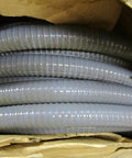 Built Different Liquidtight Flexible Conduit 1 1/4 Inch X 100 Ft Coil Gray Non Metallic Electrical Wire Tubing stacked in box.