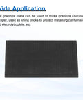 Rectangle Graphite Block Disk Ingot Set Of Five High Purity Graphite Electrode Plate Sheet 30x20x2mm for melting, casting, electrolysis