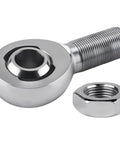 Heavy Duty Half Inch Rod End Bearings Kit Spherical Heim Joints With Chromoly Shaft Support Jam Nuts Left Hand And Right Hand Threads Half Inch By Twenty For Steering Linkage 2 Pieces, chrome joint with jam nut