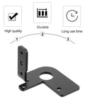 Auto Level Sensor Bracket Mount For 3D Printers Heavy Duty Iron Frame With Rust Prevention Coating Easy Plug And Play Sensor Holder For Rock Solid Accurate Leveling In Industrial Settings, black iron, 3.7cm
