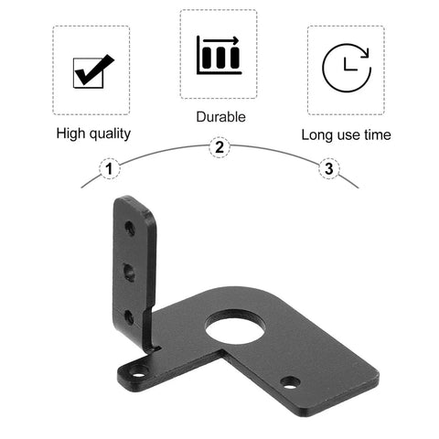 Auto Level Sensor Bracket Mount For 3D Printers Heavy Duty Iron Frame With Rust Prevention Coating Easy Plug And Play Sensor Holder For Rock Solid Accurate Leveling In Industrial Settings, black iron, 3.7cm