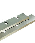 Close-up of 12-1/2 inch planer blades replacement set of 2 high speed steel blades, designed for smooth shavings and long cutting life.