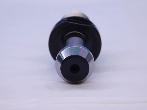 Shop Tested BT40 Pull Stud Retention Knob Bulletproof Forty Five Degree MAS1 Design close-up of threaded base with knurled finish.