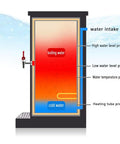 Diagram of Heavy Duty 3000W Commercial Step By Step Electric Water Dispenser showing water temperature and level probes.