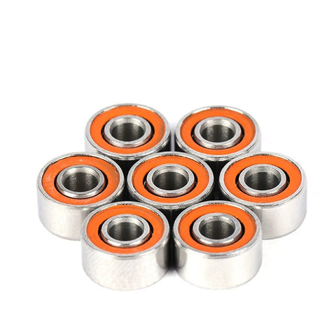 Heavy Duty Fishing Reel Ball Bearing Kit For Spool Upgrades, Precision Engineered For DIY Maintenance, Hardened Steel With Double Inner Race, Sealed Against Dust And Debris, No Grease Needed, Long Lasting Pro Level Reel Performance, 7 bearings