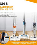 Washable Reusable Steam Mop Pads For PowerFresh Compatible With 1940 1440 1544 Series Including 1940A 6 Pack with mops
