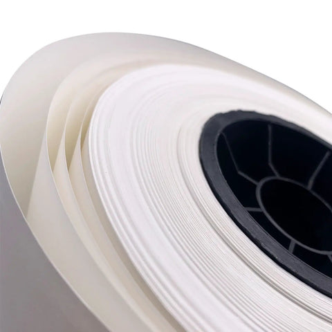 Close-up of Sticky High Tack Sublimation Transfer Paper Roll 36 Inch By 328 Feet For Elastic Fabrics Polyester Spandex Ghosting Free