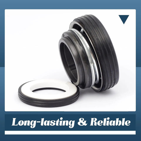 Honda 2 Pack 781238 Mechanical Seals Replacement For 2 Inch 3 Inch Gas Semi-Trash Water Pumps Built To Last And Ready For Tough Jobs Compatible With Champion Predator Generac Pulsar WT30XK4A WB20XT3 WH20XTAF, black pump seal set