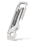 KR03 EDC Pry Bar Multitool With Flathead And Phillips Driver, Bottle Opener, Three Hex Wrenches, Built In Metric And Imperial Ruler