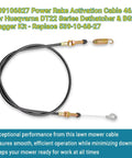 Power Rake Activation Cable Replacement For Husqvarna BG22 DT18 DT22 Dethatcher, 46.5 Inch, Compatible With Jonsered RedMax Poulan