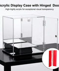 Clear Self Adhesive Plastic Hinges 65x40mm Acrylic Transparent Folding Hinges for aquarium lids display case