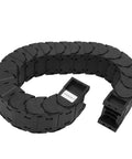 Rock Solid Low Noise Full Enclosed Nylon 66 Cable Drag Chain For CNC Machines And Engraving Arms, D30x38 mm, 1m Length view.