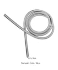 Heavy Duty Flexible Stainless Steel Electrical Wiring Conduit With Dang Smooth Burr Free Bore For No Sweat Cable Routing and Everyday Industrial Installation Ease, 78.6 in length.