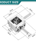 Beefy Right Angle 90 Degree Bevel Gearbox One To One Reducer With Aluminum Frame And Eight Millimeter Shaft One Output Gear 20 Tooth Bevel Gear 1 Module DIY Mechanical Kit Lightweight Durable 84 By 87 By 30 Millimeters