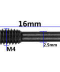 12Pcs Universal Steel M4x16mm Driveshaft Pins Set For 1/10 RC Crawlers, Fits Axial SCX10 90046, Traxxas TRX4, D90, Tamiya CC01, Kyosho, Arrma