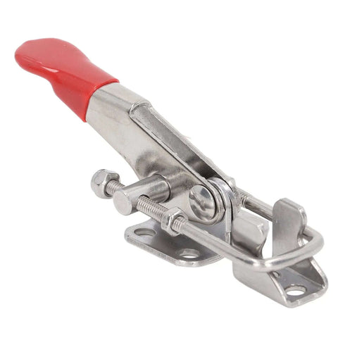 Premium Toggle Clamp Latches Set, Adjustable Stainless Steel Pull Latches For Woodworking, Heavy Duty 400lbs Capacity, Secure Locking Mechanism And Reliable Safety Fasteners You Gonna Love red handle