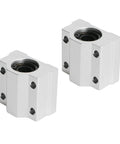 Two SCS10UU 10mm linear ball bearing blocks for CNC and 3D printers