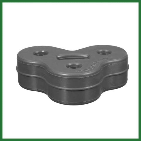 Upgrade Your Ride With This Rock Solid 11mm 3-Hole Muffler Exhaust Hanger Bushing Bracket Insulator Mount For Tail Pipe Longlasting Durability And Smooth Vibes Fits Most Cars Like A Champ Black Finish black rubber 3-hole exhaust hanger bushing