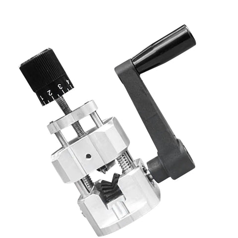 Jeanoko Wire Stripper Machine Manual Hand Crank Electrician Tool lightweight aluminum alloy for car wiring home repair.