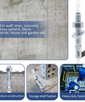 1/2 Inch By 3 Inch Wedge Anchor Set For Cement And Concrete Only, Zinc Plated Carbon Steel Heavy Duty Anchors, installation uses