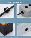 Super Cool Heavy Duty Nylon Cable Grommet Kit With 160 Pieces In Six Size Options For Fast Wire Management, Electrical Snap Insulating, And Diy Repair Jobs That Keep Your Home Or Car Looking Fresh And Safe. cable grommet installed in drilled panel