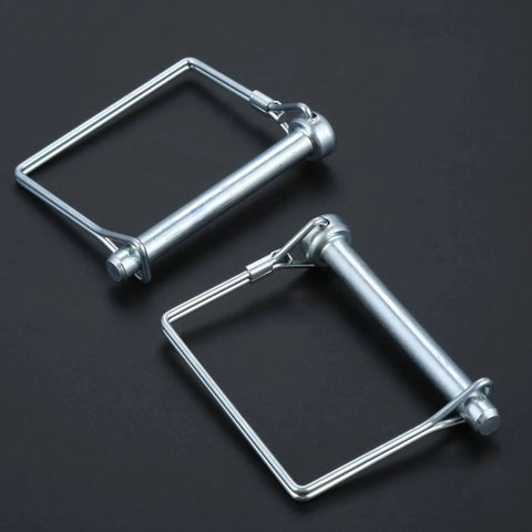 2 Pack 5/16 By 3-1/2 Inch Trailer Hitch Pins, Heavy Duty Steel Locking Pins For Utility Trailers, Lawn Mowers, Tow Hitches