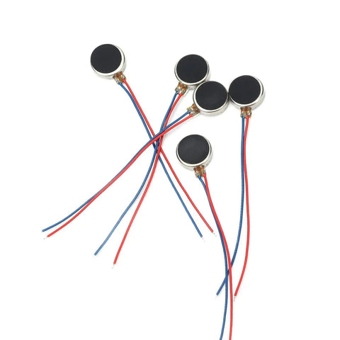 15 Pack Tiny Vibration Motors 10mm 12000 RPM 3V Micro DC Coin Type With Self Adhesive Backing For Tablets Phones Pagers