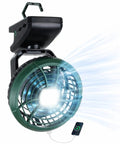 Clip On Camping Fan With LED Lantern Magnetic Base And Hanging Hook for Travel Tent RV Picnic Stroller Treadmill Golf Cart