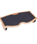 Ergonomic Wood Foot Rest With Rocker Board For Standing Desks, Supports Up To 350 Lbs, Non Slip, No Assembly, 18 Inch Wide