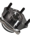 Front view of front wheel hub bearing assembly for 2015-2018 Chevy City Express and Nissan Leaf NV200 Sentra with 5 lug pattern.