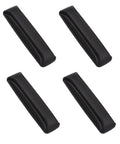 4 Pack Self Adhesive Cabinet Handle Pulls For Drawers Cabinets And Doors With Instant Attachment Black ABS Material No Drilling Easy Grip
