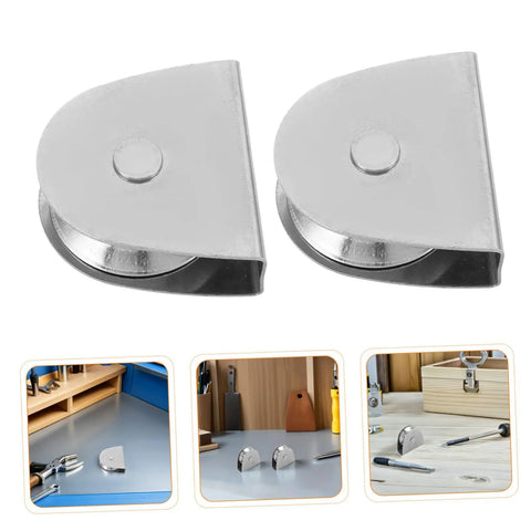 Badass 4 Piece Stainless Steel Flagpole Pulley Kit Featuring Smooth Bearing Wheels For Effortless Flag Raising Any Day And Built Tough Enough To Handle Rain Or Shine Because You Want Hardware That Lasts Long Without Rusting On Your Outdoor Pole, stainless pulleys