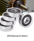 Bike Pivot Bearing Kit 15x26x7mm 4 Pack for Bicycle Frame Repairs Full Ball Bearings 2RS RS Precision Fit Compatible With FSA MegaExo V3 Cranks Built To Last For Tough Offroad And Daily Rides, 2RS bearing for motor use