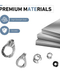Titgoes bike axle nuts and safety washers kit for front and rear wheels; silver steel hardware with teardrop washers.