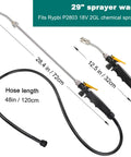 Replacement Sprayer Wand For Ryobi 29 Inch Sprayer With Adjustable Nozzle And Ergonomic Trigger Hose Compatible For P2800 And P2803 Sprayers