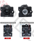 22mm Red Mushroom Emergency Stop Button Switch With 2NC Contacts, Latching Push Lock, 600V 10A, Built Tough Safety Button For Machinery, 40mm Button Diameter, 4mm Panel Mount, Durable Plastic Construction LA139AES544 wiring view