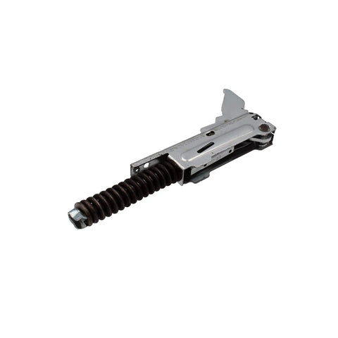 Range Oven Door Hinge With Spring Active Left Or Right Mount OEM Quality Replacement Replaces W1029922 steel hinge side view