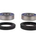 Wheel Bearing Seal Kit For Honda Pro Grade High Speed Bearings With Triple Lip Seals ABEC 3 Precision Chevron SRI 2 Grease That Keeps Rust At Bay And Dirt Out Includes Two Ball Bearings And Two Seals